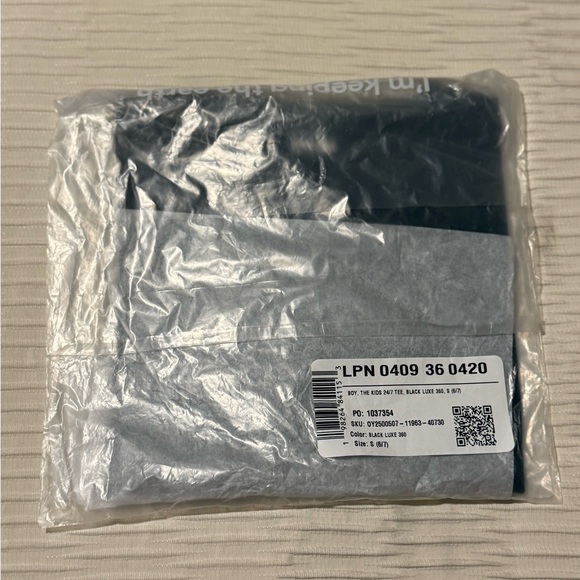 Fabletics Kids Black Graphic Tee - Picture 6 of 6